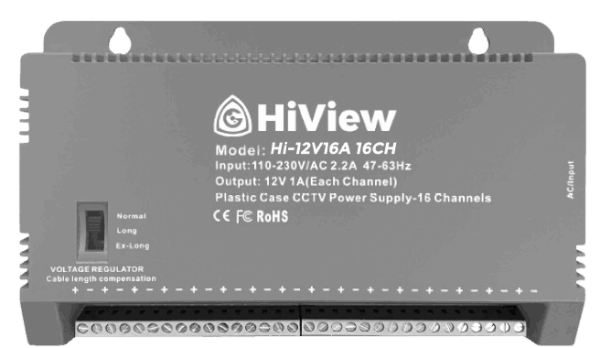 Hiview HI-12V16A-16CH SWITCHING PSU 16 CH