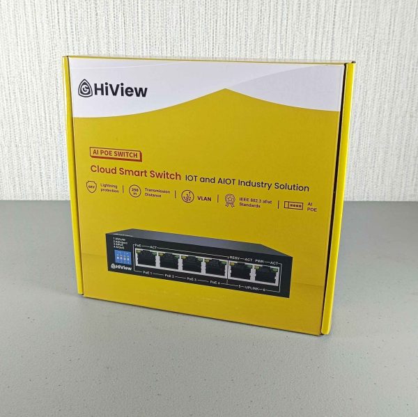 Hiview HIK 106 04 PORT POE + 2 UPLINK - Gambar 3