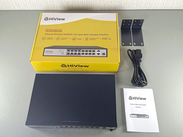 Hiview HIK 6016 04 PORT POE + 2 UPLINK + 1 SFP - Gambar 4