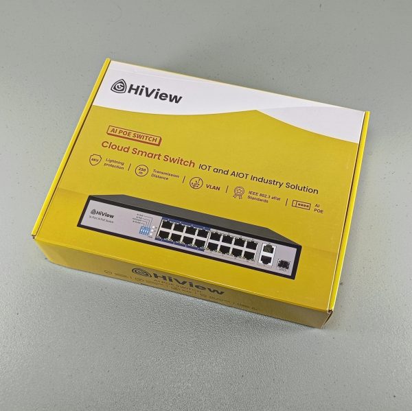 Hiview HIK 6016 04 PORT POE + 2 UPLINK + 1 SFP - Gambar 3