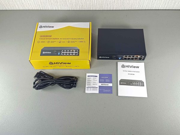 Hiview HIK 8010M 08 PORT POE + 2 UPLINK - Gambar 3