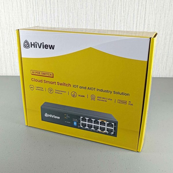 Hiview HIK 8010M 08 PORT POE + 2 UPLINK - Gambar 2