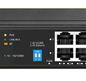 Hiview HIK 8010M 08 PORT POE + 2 UPLINK