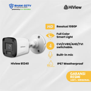 Hiview HIK-B1240CMP-IL-A – Kamera Outdoor Full Color Smart Light 4MP