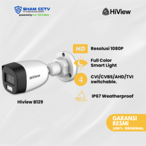 Hiview B129 Outdoor Full Color – Kamera CCTV Siang Malam Tetap Berwarna!