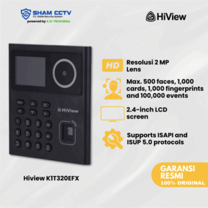 Hiview HIK-K1T320EFX – Face Recognition Terminal 4-in-1 (Wajah | Sidik Jari | Kartu | PIN) untuk Sistem Kontrol Akses Profesional