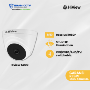 Hiview T1A20 Indoor IR – Kamera Dome 2MP Full HD dengan Night Vision Jernih
