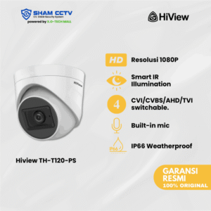 Hiview TH-T120-PS Indoor – Kamera Dome 2MP IR Night Vision Elegan untuk Ruangan