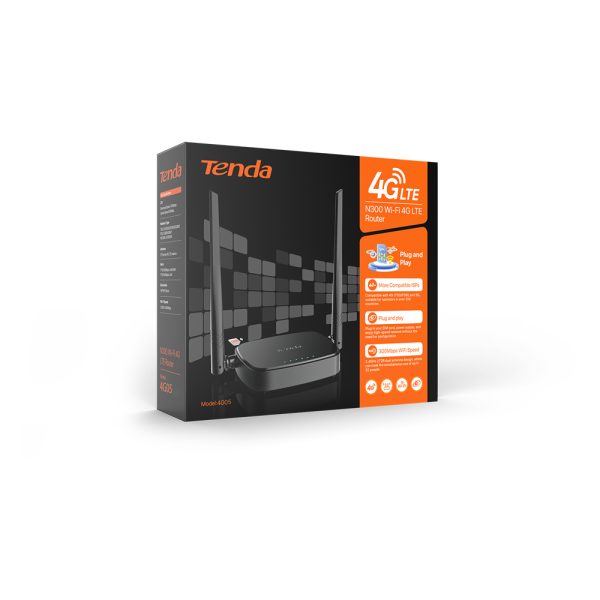 Tenda - 4G05 N300 Modem Router Wi-Fi 4G LTE - Gambar 5