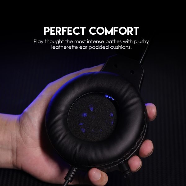 Fantech FLASH 7.1 HQ53 GAMING HEADSET BLACK - Gambar 4
