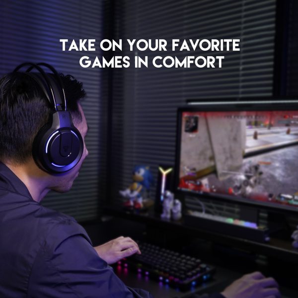 Fantech FLASH 7.1 HQ53 GAMING HEADSET BLACK - Gambar 10
