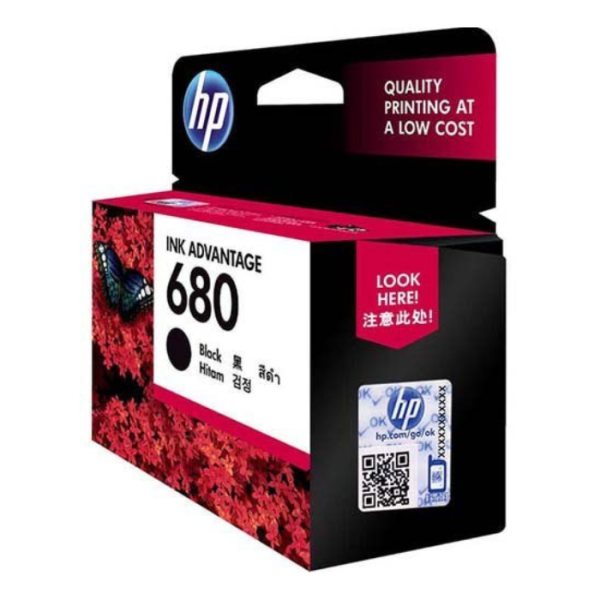 Tinta Catridge HP 680 Black Colour Original - Gambar 3
