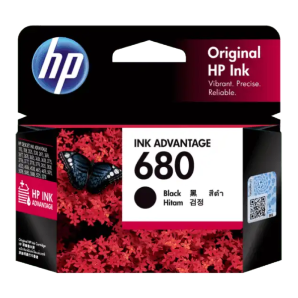 Tinta Catridge HP 680 Black Colour Original - Gambar 4