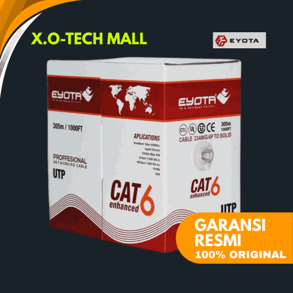 Kabel LAN UTP Eyota Cat 6 (305 m)