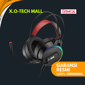 GAMEN GH200 Pro – Wired Headset (AUX 3.5mm) dengan RGB & Mic 360°
