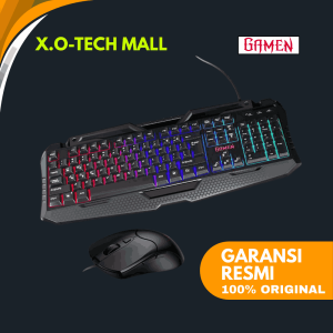 GAMEN Gaming LED Backlit Mouse Keyboard Combo — Station II