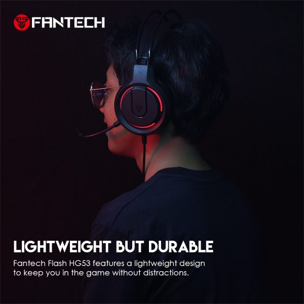 Fantech HQ53 FLASH GAMING HEADSET BLACK - Gambar 4