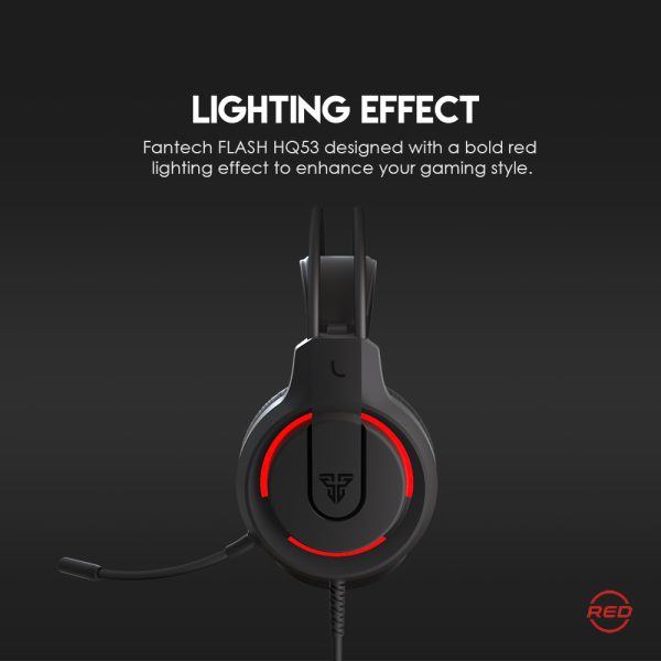 Fantech HQ53 FLASH GAMING HEADSET BLACK - Gambar 7