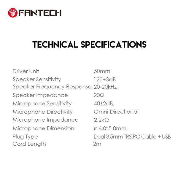 Fantech HQ53 FLASH GAMING HEADSET BLACK - Gambar 9