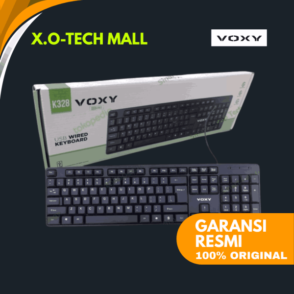 VOXY K328 — Keyboard USB Standar (Harga Hemat)