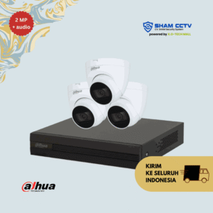 Paket CCTV Dahua 2MP Audio Infrared 3 Kamera