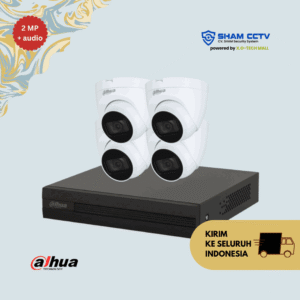 Paket CCTV Dahua 2MP Audio Infrared 4 Kamera