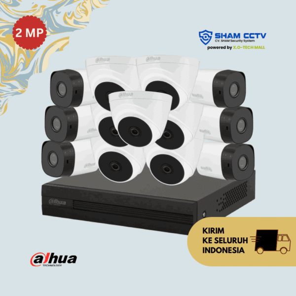 Paket CCTV Dahua 2MP Infrared 13 Kamera