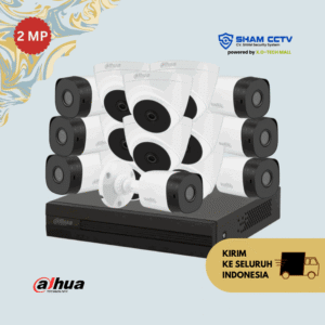 Paket CCTV Dahua 2MP Infrared 15 Kamera