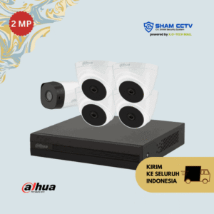 Paket CCTV Dahua 2MP Infrared 5 Kamera
