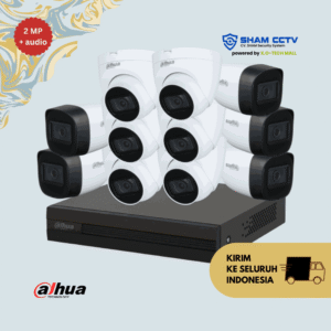 Paket CCTV Dahua 2MP Audio Infrared 11 Kamera