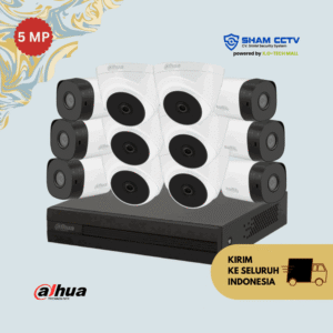 Paket CCTV Dahua 5MP Infrared 12 Kamera