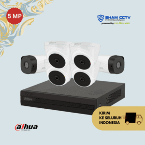 Paket CCTV Dahua 5MP Infrared 6 Kamera
