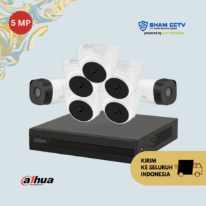 Paket CCTV Dahua 5MP Infrared 7 Kamera