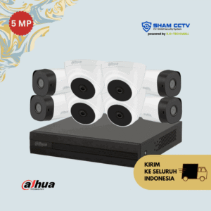 Paket CCTV Dahua 5MP Infrared 8 Kamera