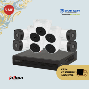 Paket CCTV Dahua 5MP Infrared 9 Kamera