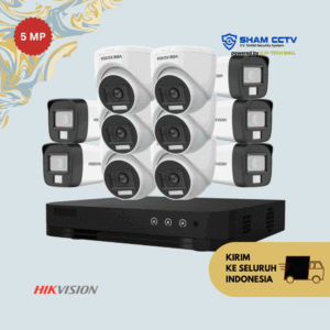 Paket CCTV Hikvision 5MP Infrared 11 Kamera