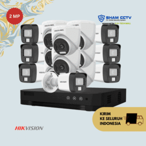 Paket CCTV Hikvision 2MP Infrared 15 Kamera