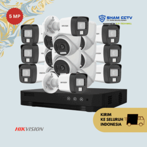 Paket CCTV Hikvision 5MP Infrared 16 Kamera