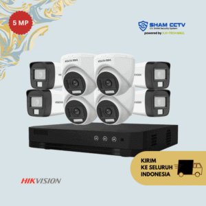 Paket CCTV Hikvision 5MP Infrared 8 Kamera