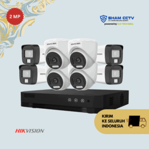 Paket CCTV Hikvision 2MP Infrared 8 Kamera