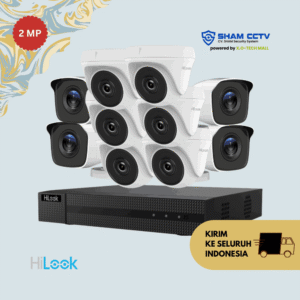 Paket CCTV Hilook 2MP Infrared 10 Kamera