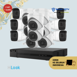 Paket CCTV Hilook 2MP Audio Infrared 14 Kamera
