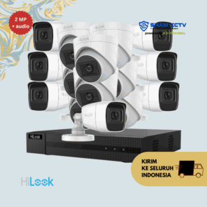Paket CCTV Hilook 2MP Audio Infrared 15 Kamera