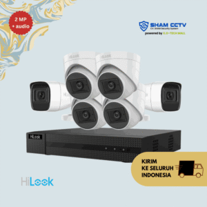 Paket CCTV Hilook 2MP Audio Infrared 6 Kamera