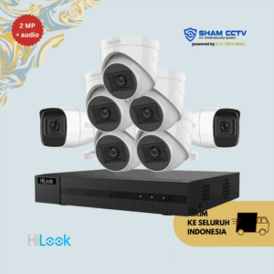 Paket CCTV Hilook 2MP Audio Infrared 7 Kamera
