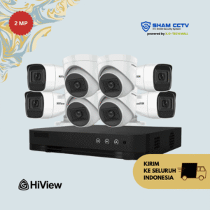 Paket CCTV Hiview 2MP Infrared 8 Kamera