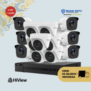 Paket CCTV Hiview 2MP Audio 13 Kamera