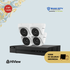 Paket CCTV Hiview 2MP Audio 4 Kamera