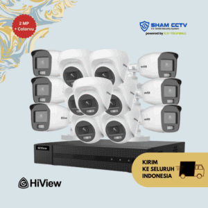 Paket CCTV Hiview 2MP Colorvu 13 Kamera