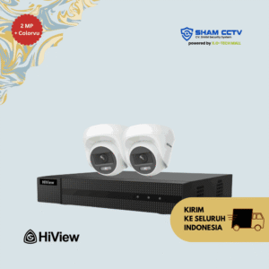 Paket CCTV Hiview 2MP Colorvu 2 Kamera